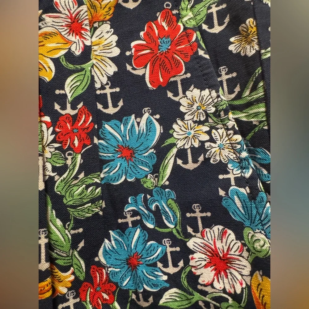 New Authentic Gucci GG Logo Multicolor Floral Pants Size IT 50 / US 34